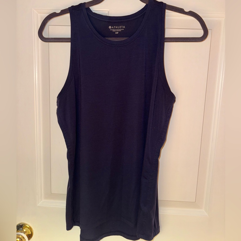 Women’s Navy Blue Athleta Work Out Tank